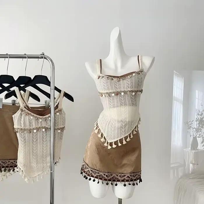 Costume d'été de Style bohème pour femmes