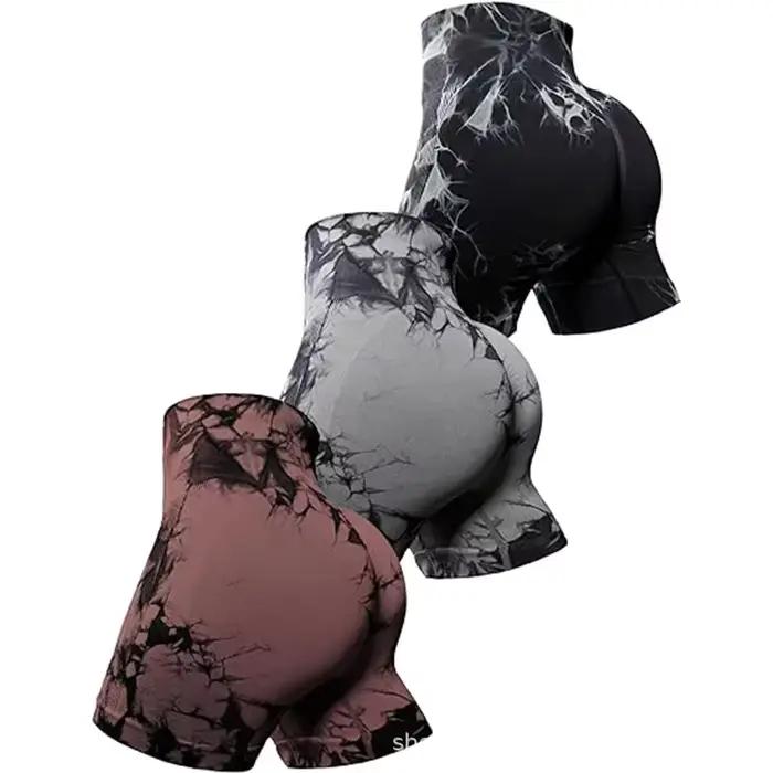 Short de sport sans couture pour femme