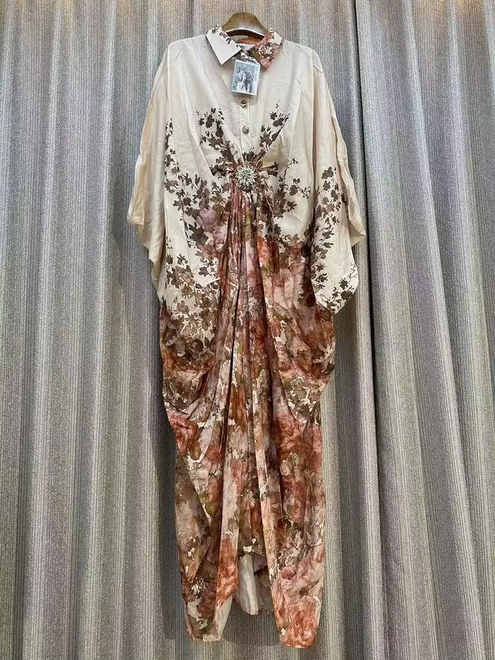 Robe imprimée ample pour femme