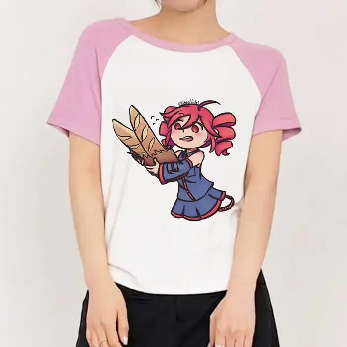 Kasane Teto top t-shirts adolescent rétro à la mode pastel gothique numérique chemise classique coloré