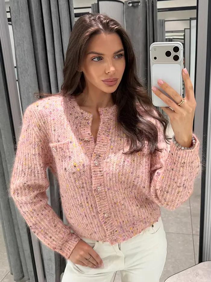 Veste décontractée unie pour femme à manches longues, col montant, poches et ceinture, manteau élégant pour femme, mode automne 2026, vêtement d'extérieur urbain féminin