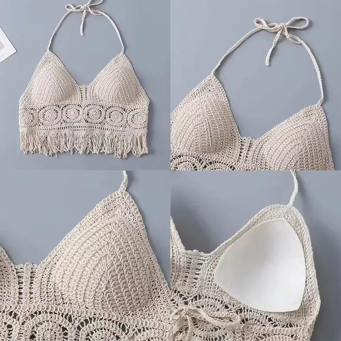 Sous-vêtements Boho à franges pour femmes