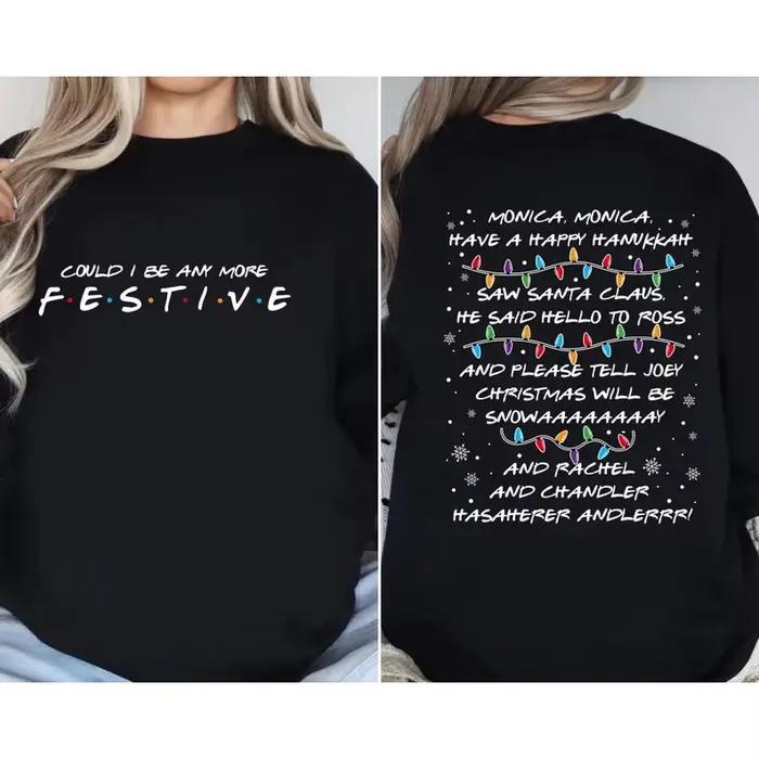 Sweat-shirt à col rond de vacances inspiré des amis pourrait être n'importe quel