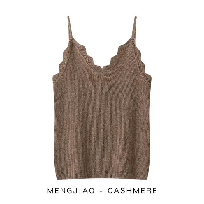 Haut en cachemire pour femme, élégant et sexy, parfait pour les soirées de club et les événements estivaux, tricoté, col en V, taille unique, style moderne