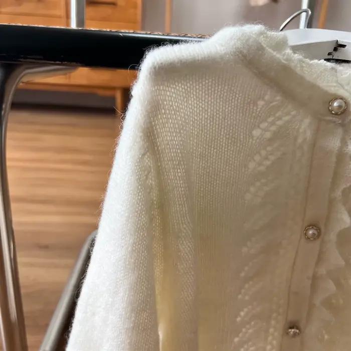 Pull en laine pour enfants français d'hiver pour filles