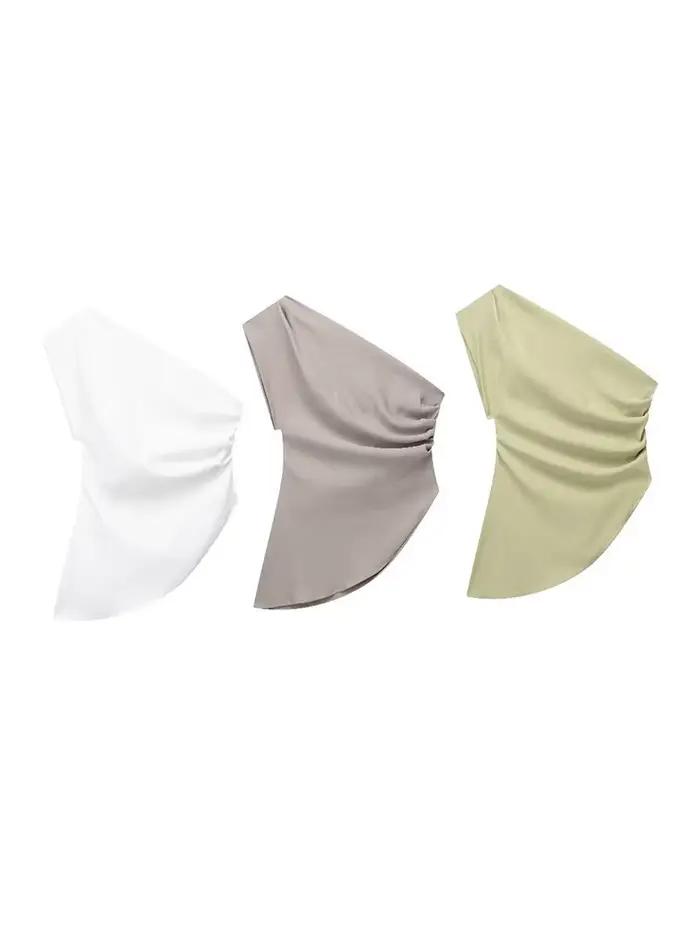 T-shirt asymétrique pour femmes