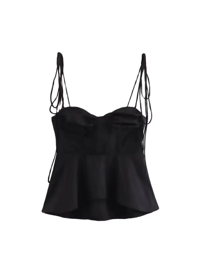 Hauts bustier asymétriques pour femmes