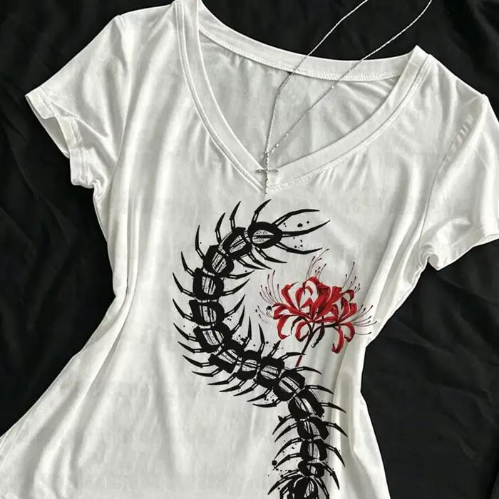T-shirts graphiques Emo Y2k