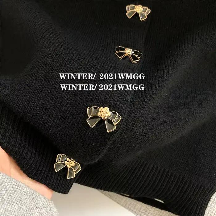 Veste cardigan noire pour femmes élégante coupe ample automne hiver tricoté polyester décontracté ajustement lâche occassions spéciales journée de travail soirée famille cadeau bienvenue