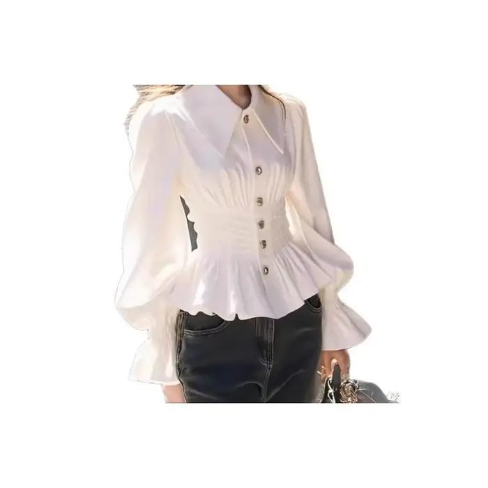 Chemise à manches longues pour femme