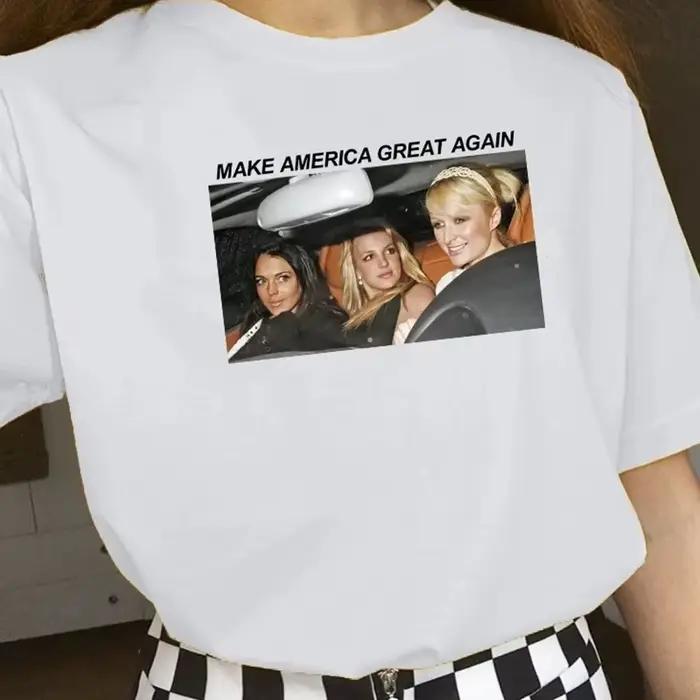 Nouveau Style t-shirt Britney rendre l'amérique grande