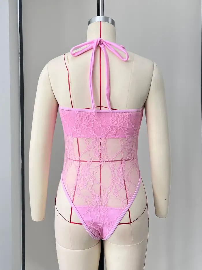 Maillot de bain une pièce patchwork blanc rose pour femmes, avant arc push-up, jupe intégrée, idéal pour les vacances et les occasions spéciales