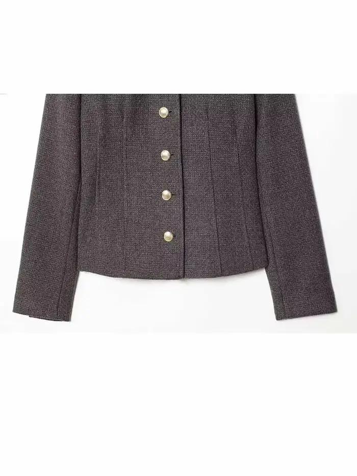 HH Femme – Manteau Printemps Chic à Manches Longues