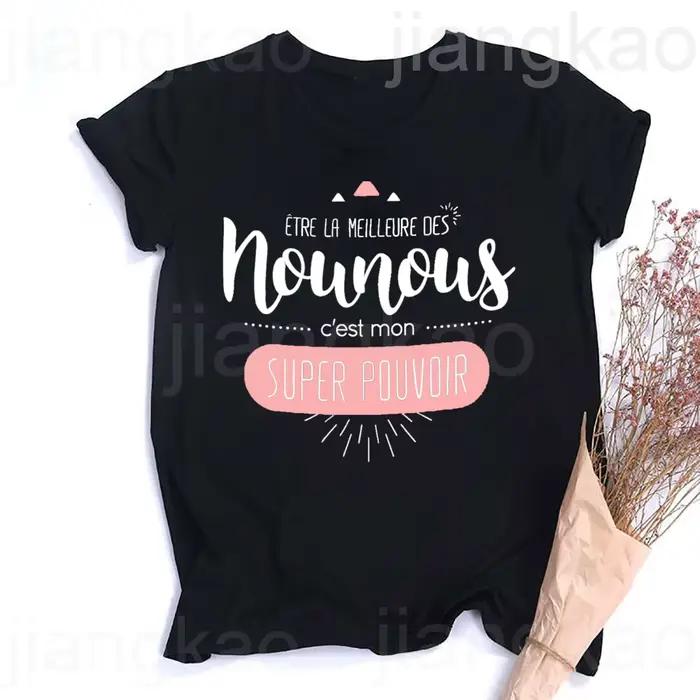 T-shirt à Manches Courtes pour Femme