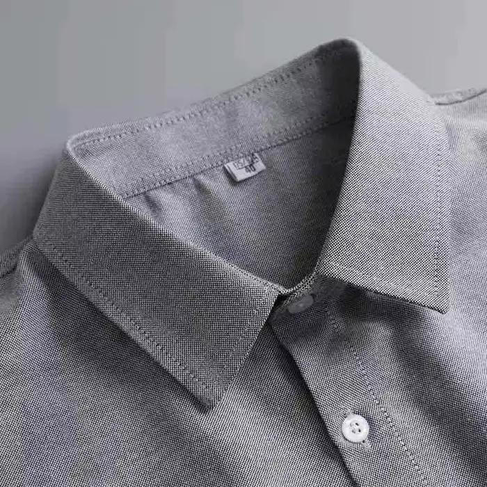 Chemisier à Faux Col Gris pour Adulte