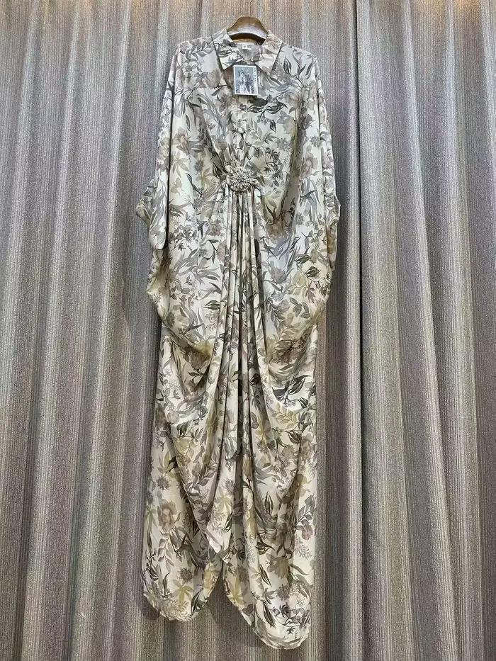 Robe imprimée ample pour femme