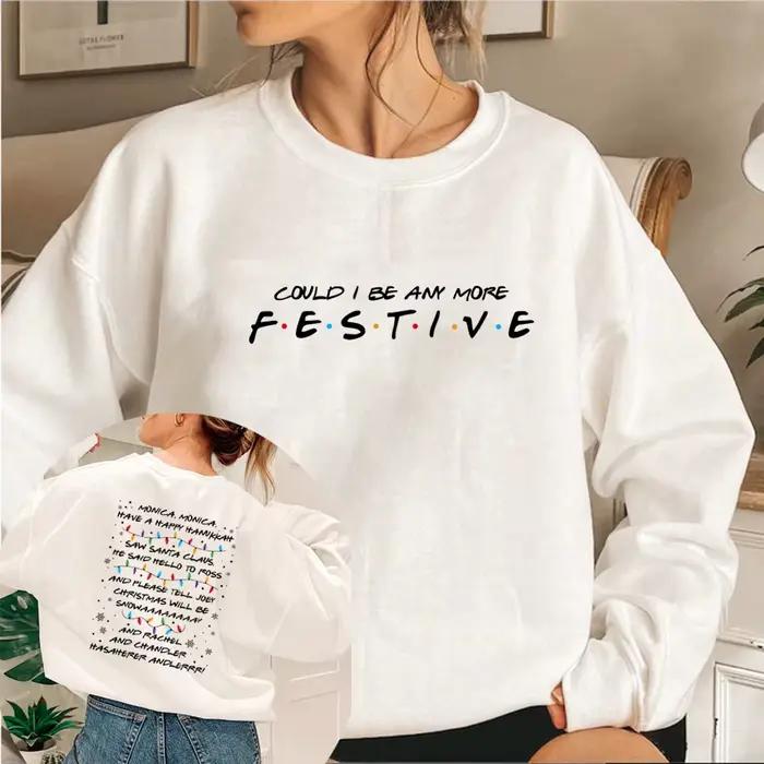 Sweat-shirt à col rond de vacances inspiré des amis pourrait être n'importe quel