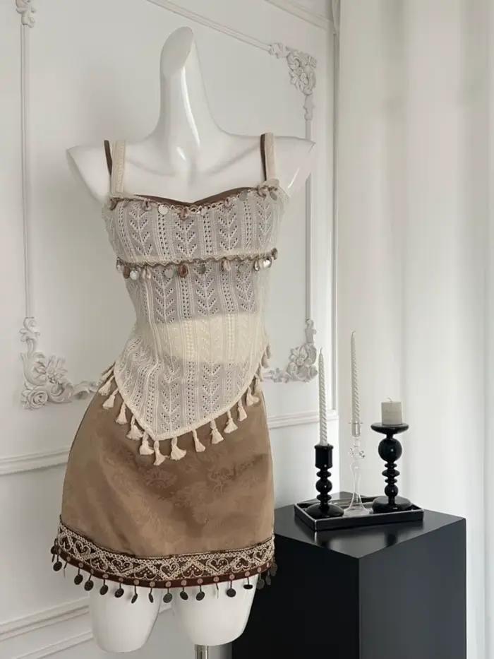 Costume d'été de Style bohème pour femmes