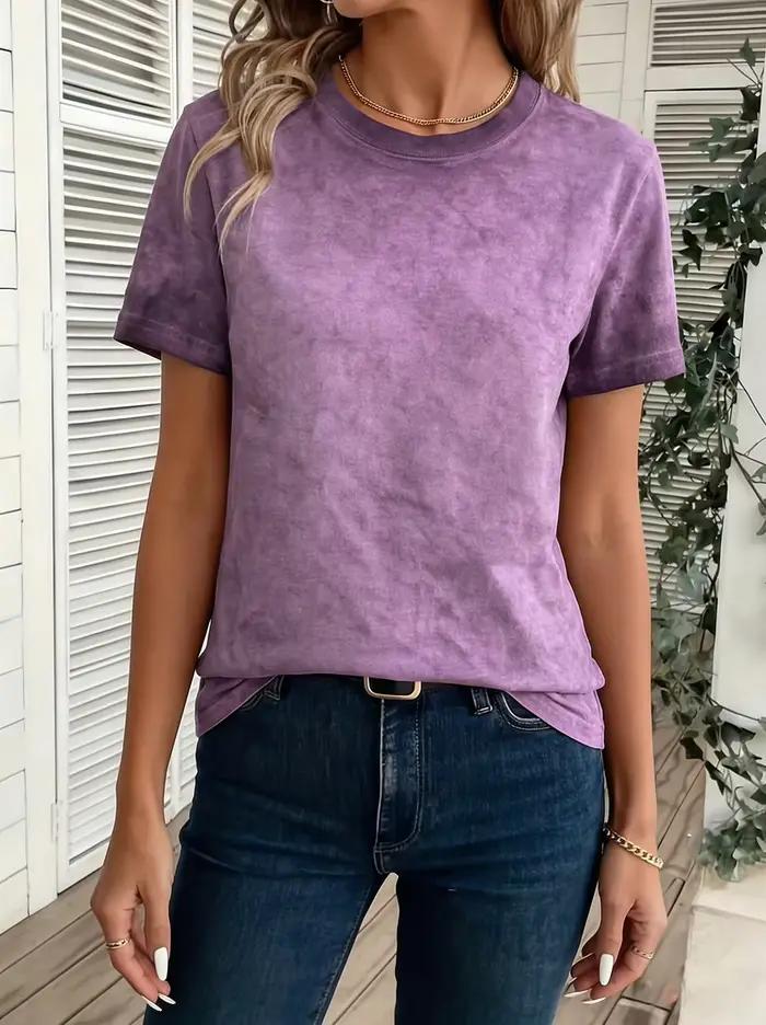 T-shirt pour femme dégradé violet