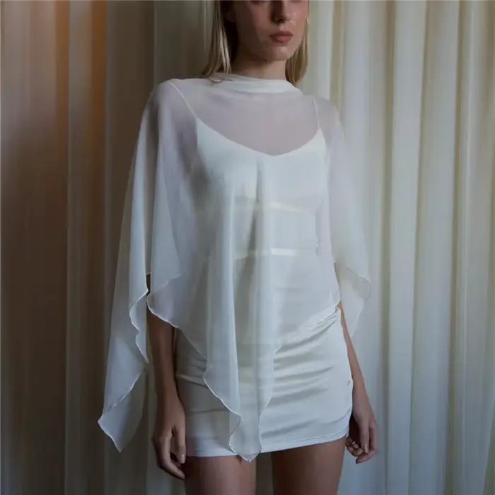 T-Shirt ample et transparent pour femmes