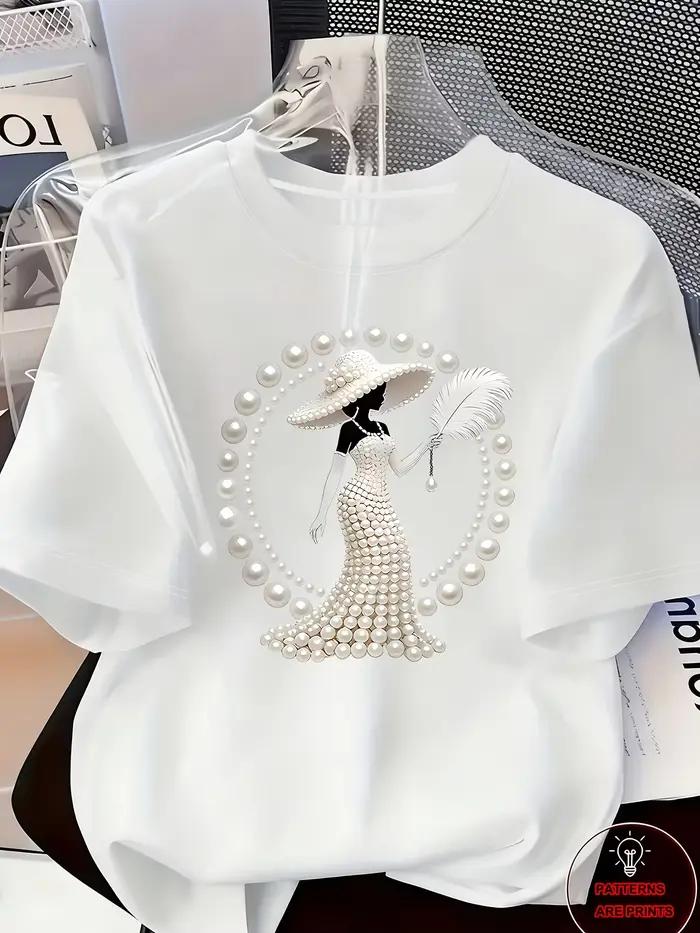 T-shirt imprimé pour femme