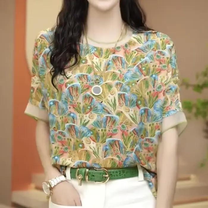 T-shirt à manches courtes pour femmes