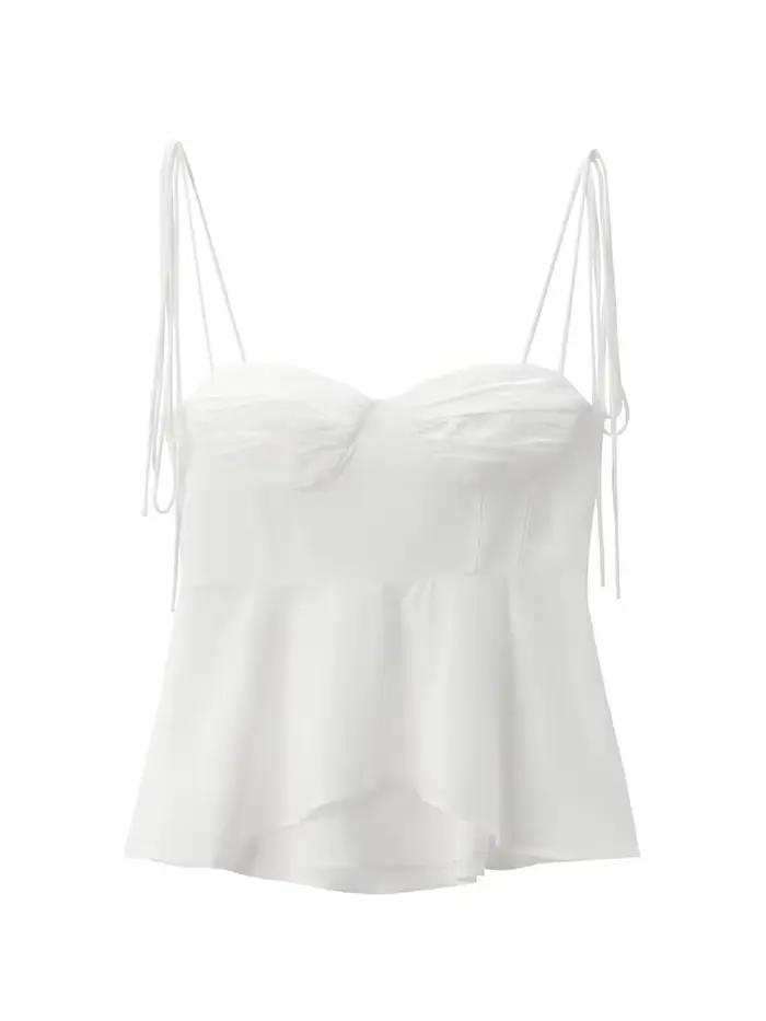 Hauts bustier asymétriques pour femmes