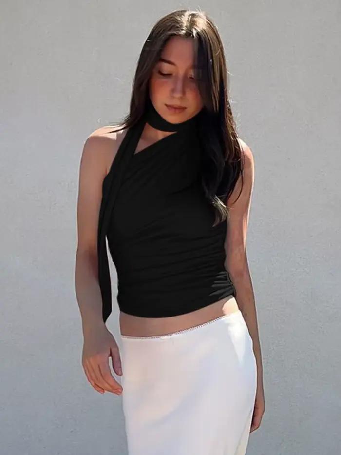 Halter dos nu sexy pour femmes
