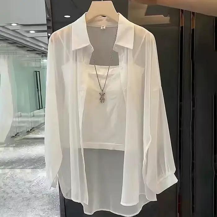 Chemise transparente pour femmes