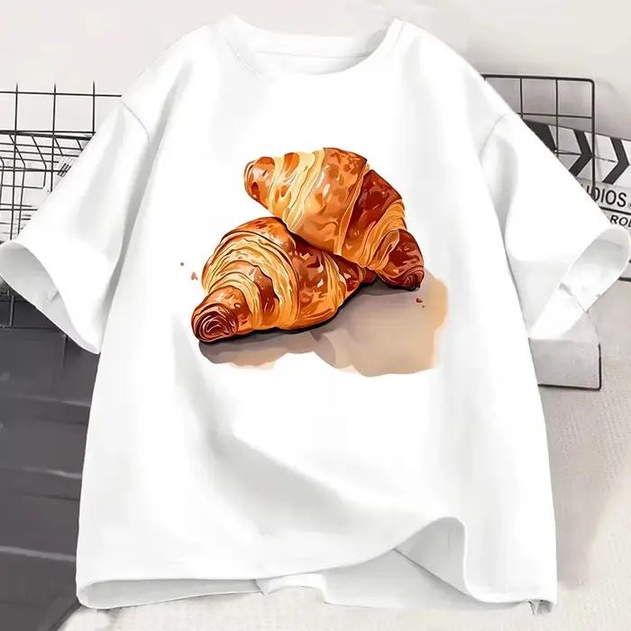 T-shirt graphique Croissant Français