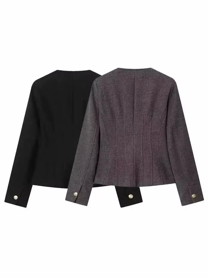 HH Femme – Manteau Printemps Chic à Manches Longues