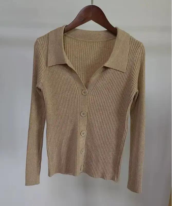 Cardigan à col pour femme