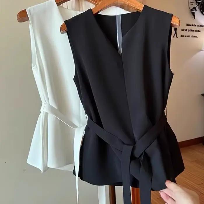 Chemise sans manches pour femmes