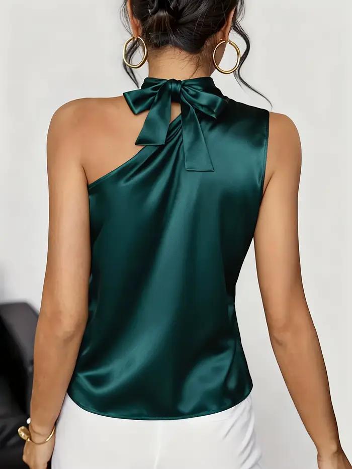 Hauts en satin d'été 2026 pour femmes