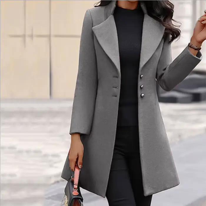 Manteau en laine pour femmes