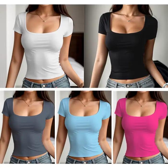 T-shirt à manches courtes pour femmes