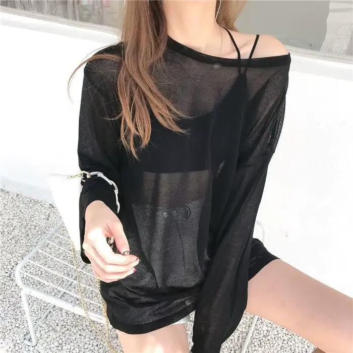 T-shirts transparents pour femmes