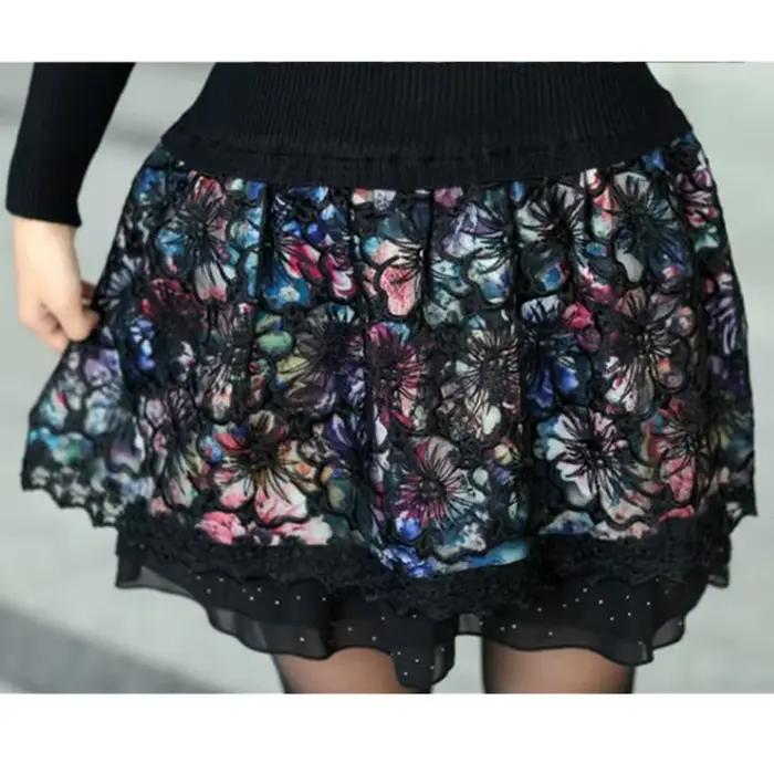 Mini robe pull en tricot pour femmes