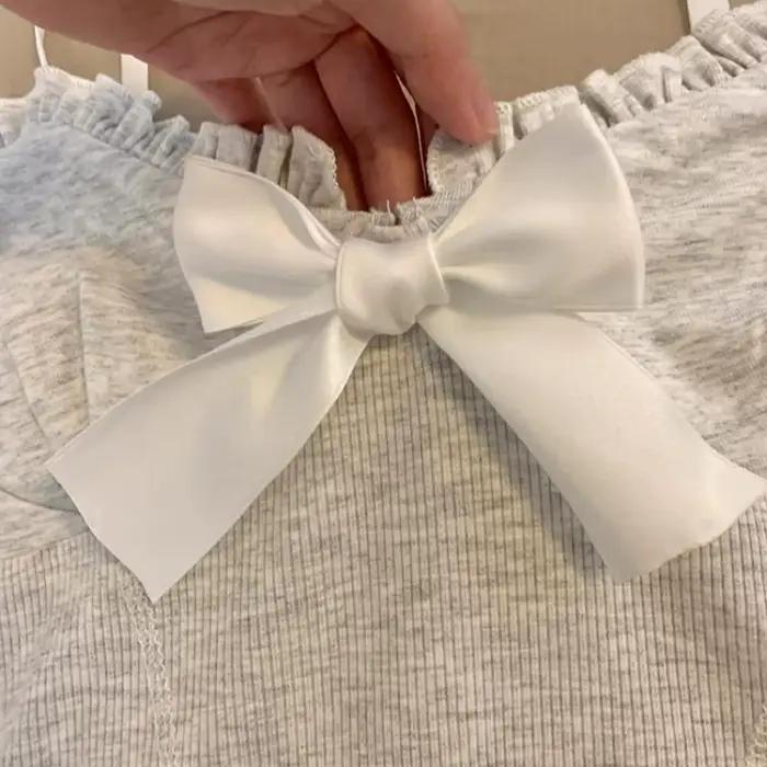Kawaii débardeur femmes blanc dentelle Camisole Sexy Chic