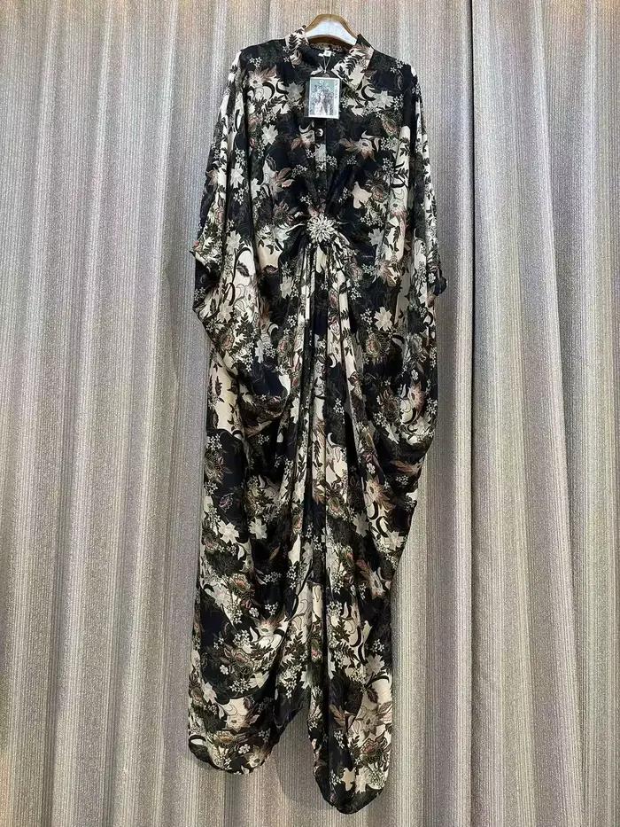 Robe imprimée ample pour femme