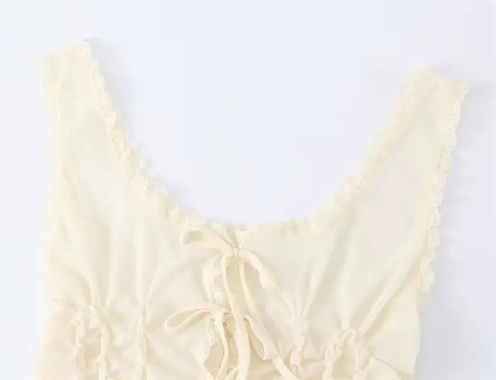 Haut plissé pour femme