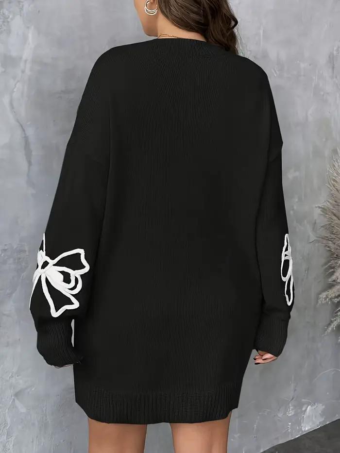 Robe pull en tricot grande taille pour femme