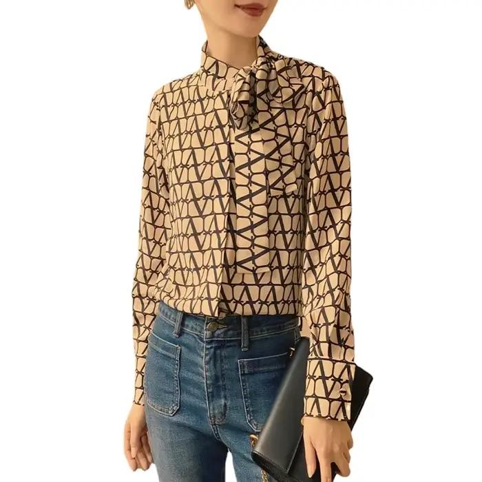Mode femmes Blouses nouveauté dames dessus de chemise Blusas Mujer