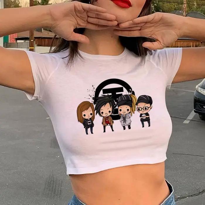 Tokio-T-shirt graphique Y2K pour femme, haut d'hôtel, vêtements manga Harajuku, 600