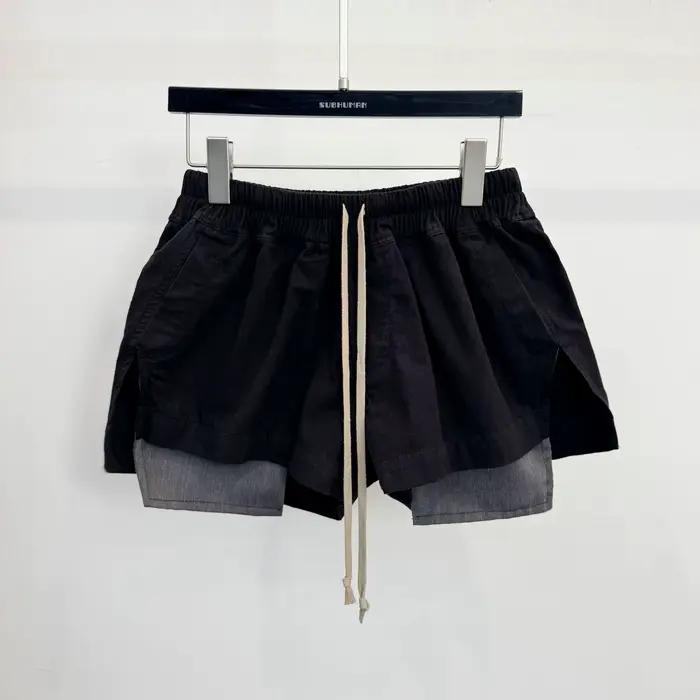 Shorts pour femme High Street RO Style, style Dark Mainline, nouvelle collection, avec poches enduit