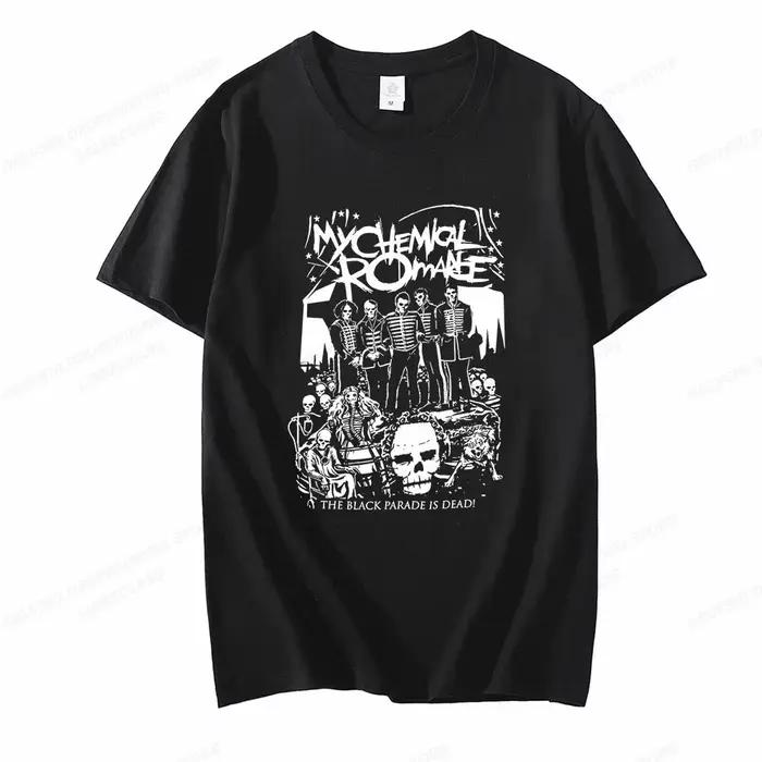 Mon Romance chimique t-shirt femmes mode T-shirts cool Hip Hop hommes t-shirt presque décontracté ét