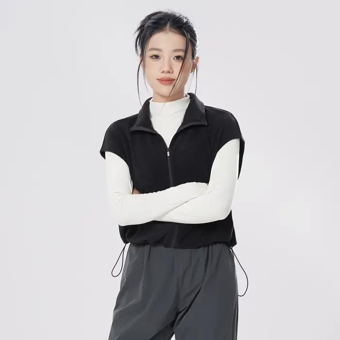 Femmes polaire sport chaud Ballet gilet veste adulte automne Ballet chaud Ballet manteaux sweats the