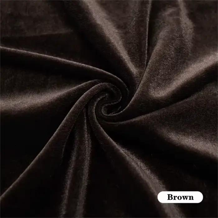 Camisole en velours pour femme, col en V, bretelles spaghetti, monochromatique, vintage, sexy, éléga