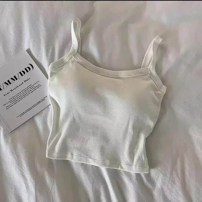 Haut court sexy pour femmes, sous-vêtements féminins, caraco pour dames, t-shirt basique fille, sout