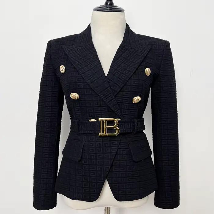 S-5XL2022 printemps et automne nouvelle mode de haute qualité petit costume B Home Lion bouton court